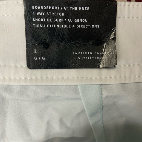 AMERICAN Eagle Boardshort / At The Knee. Size Large. Blue-Green. (NWT) - Picture 3 of 8